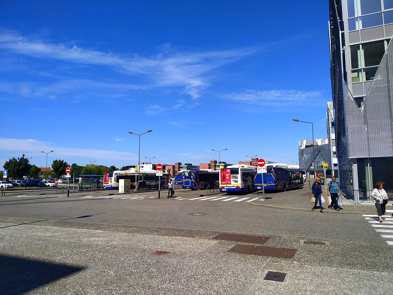 La gare routi&egrave;re de Borderouge &agrave; Toulouse, terminus de la ligne B du m&eacute;tro